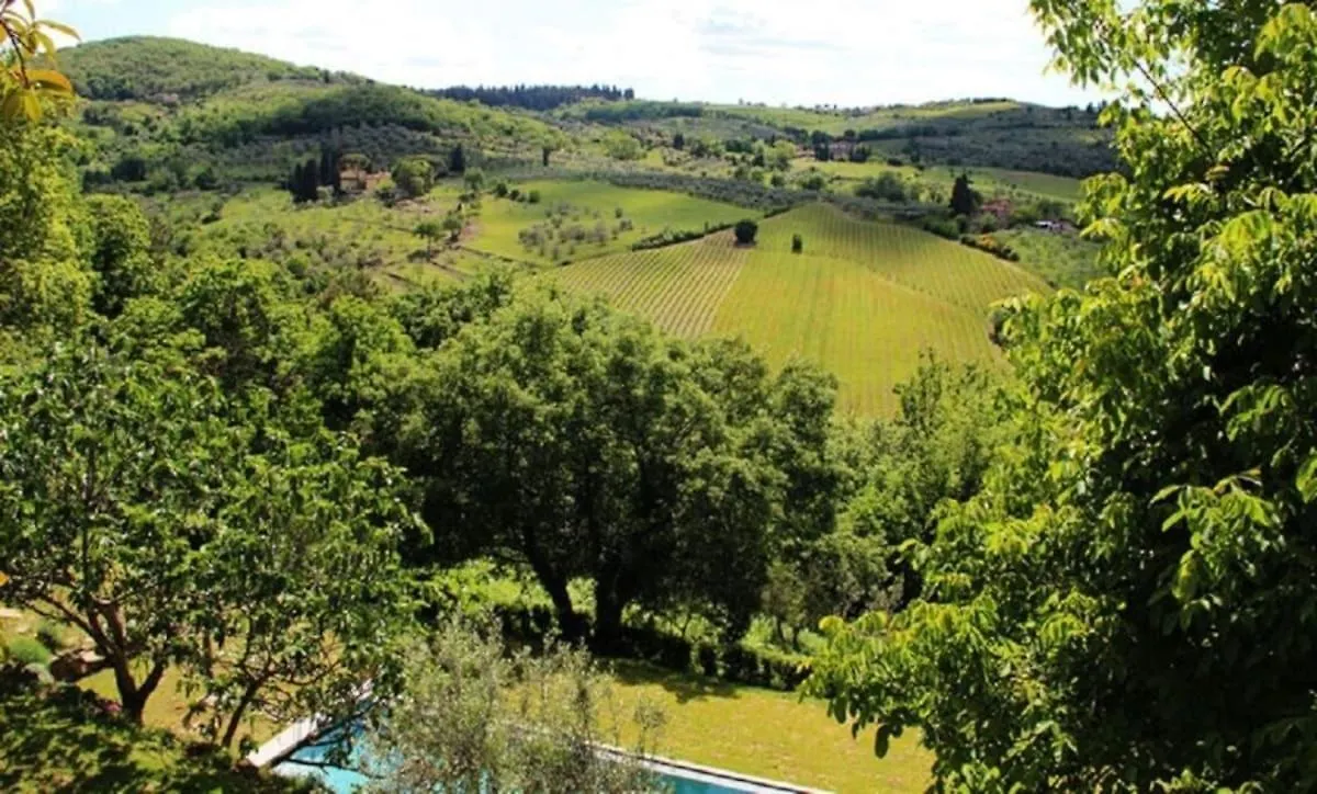 Typical Tuscan Farmhouse In Charming Position Between Panzano -Greve In Chianti Lamole 0*,